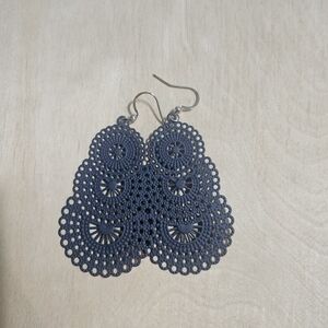 Inky Blue Fashion Earing